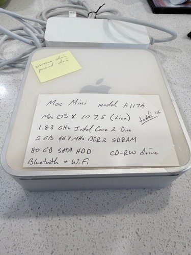 Apple mac mini a1176 - -, tested