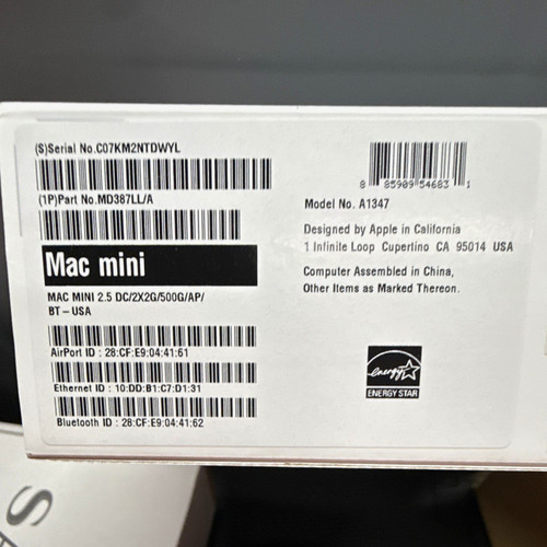 Apple mac mini - apple, a1347